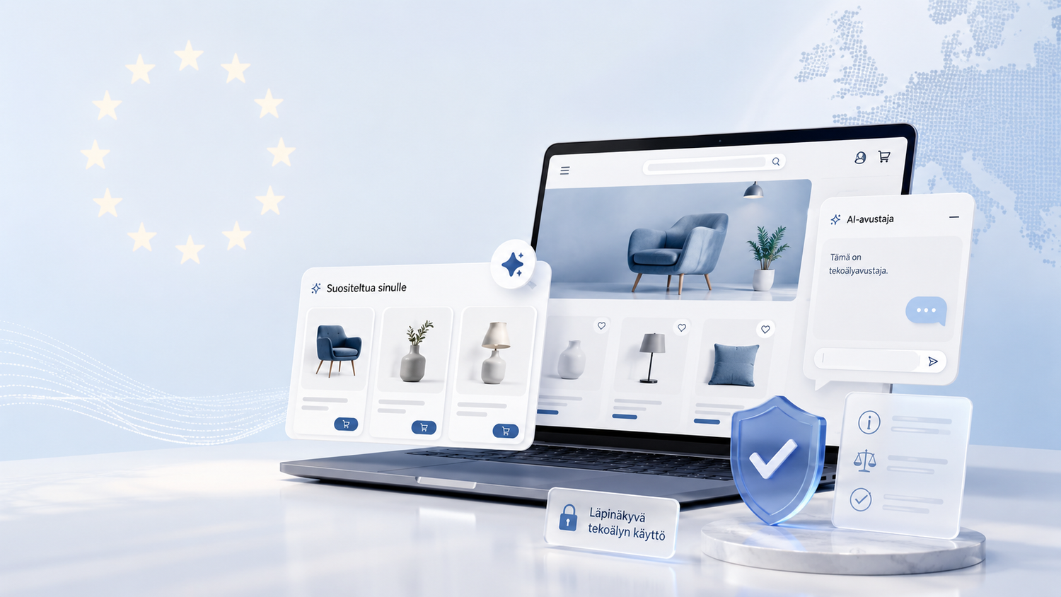 EU:n tekoälyasetus astui voimaan – Näin uusi läpinäkyvyysvaatimus koskee verkkokauppaasi